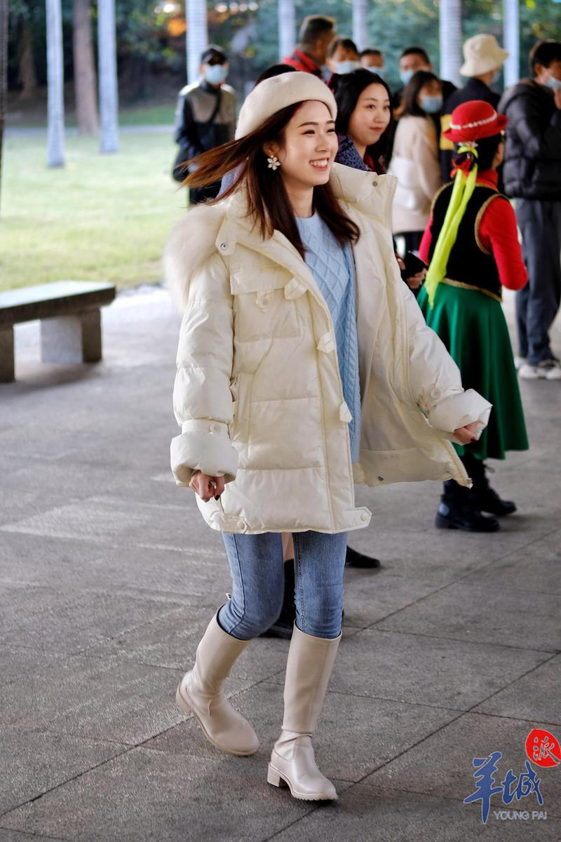 大雪·街拍丨养眼,醒神!冬日广州街头上演"独家大秀"