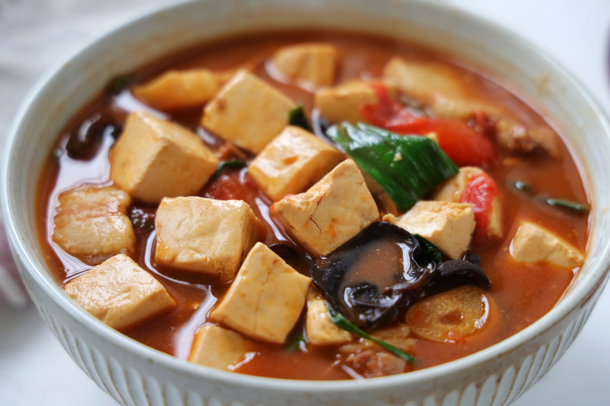 正文            9,我们的西红柿炖豆腐就做好了.