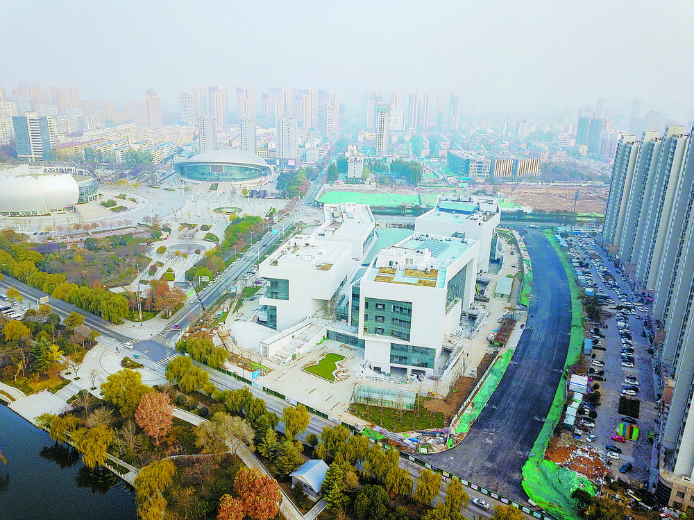 菏泽市民文化中心即将交付使用