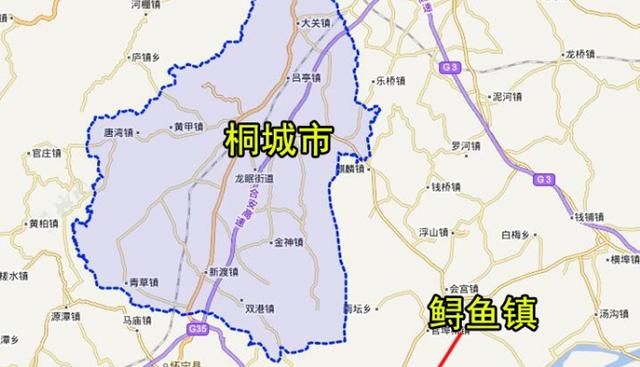 安徽桐城市最獨特的鎮是一塊飛地和樅陽縣城一河之隔