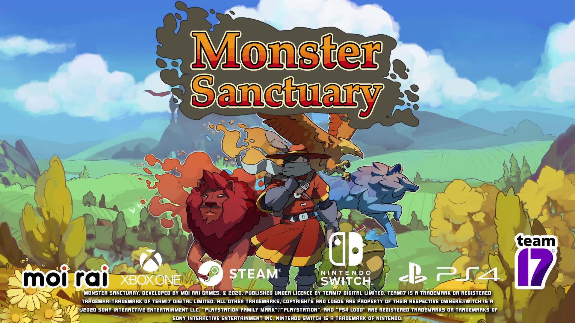 《怪物圣所》(monster sanctuary)今日已发售,支持中文