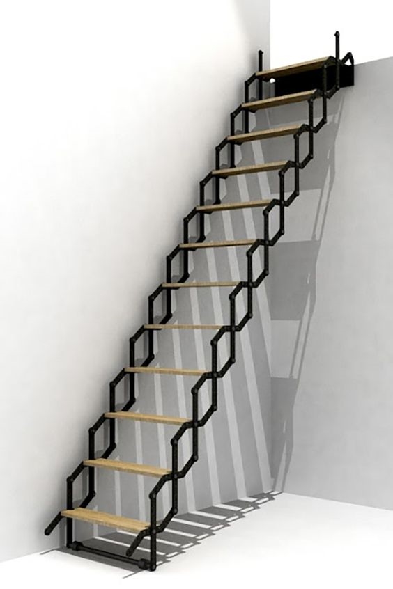 小户型水泥楼梯早该砸了,定制这种推进电视柜,可有可无不占1㎡