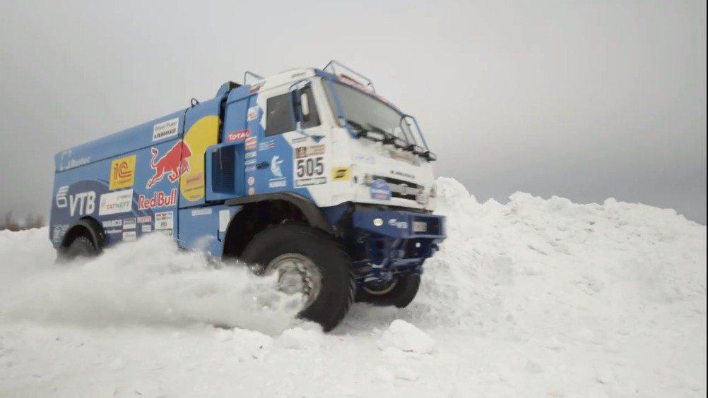 卡玛兹车队雪地试车, 卡车组的常胜将军