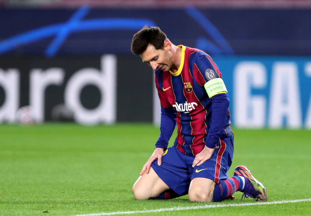 创下6大尴尬纪录,梅西表情麻木,格列兹曼无视科曼|巴萨|科曼|格列兹曼