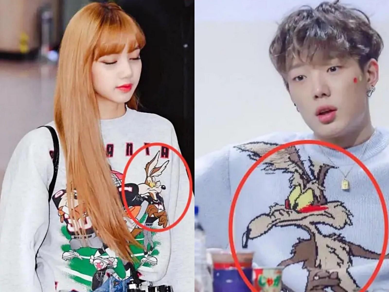 lisa疑似谈恋爱?与男方多次穿情侣装,互动眼神交流很亲密