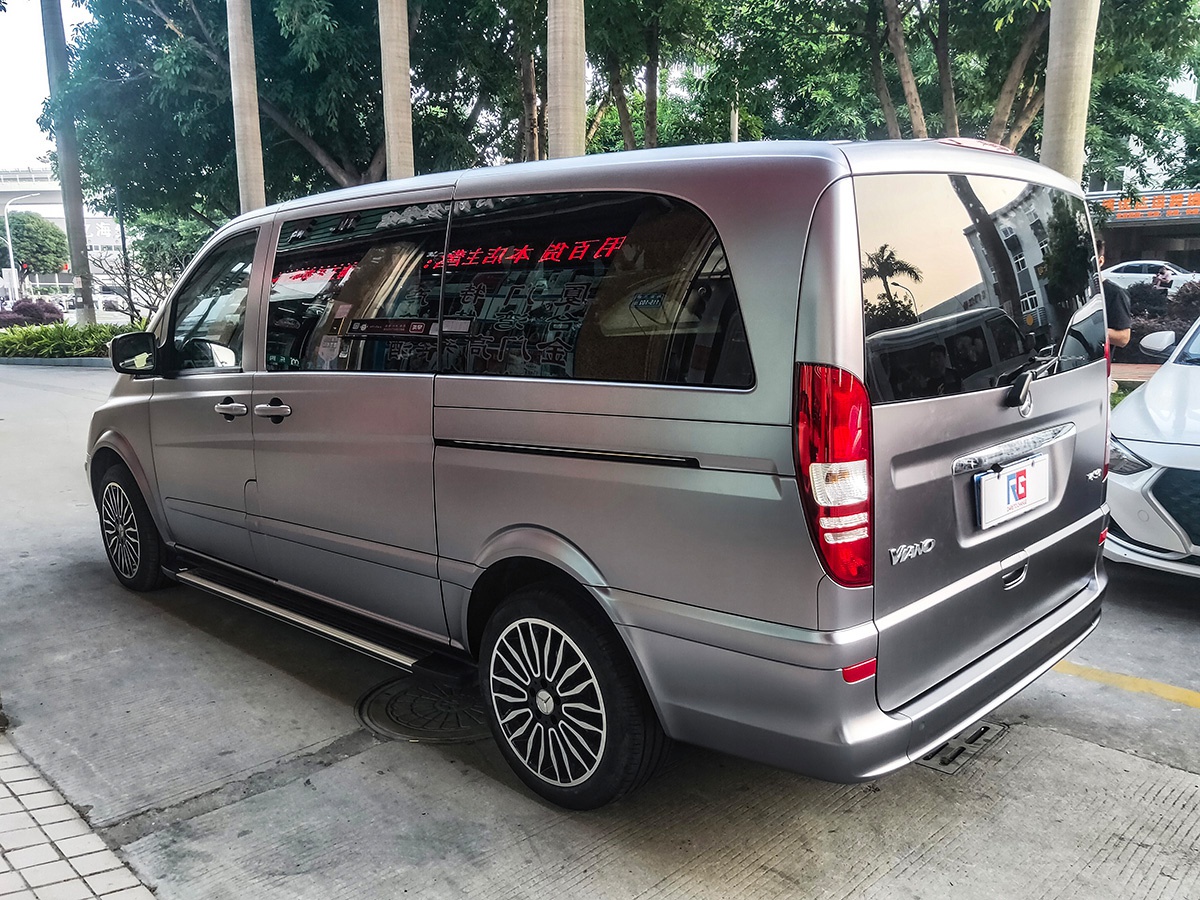 奔驰唯雅诺车身改色电光碳灰 rg瑞集改色膜厦门湖里-新浪汽车