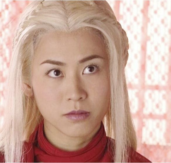 宣萱扮演的燕红叶是燕赤霞的女儿,是个聪明绝顶的冰山美人,走的都是