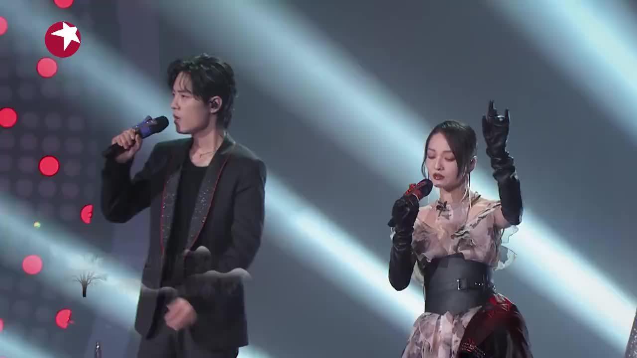 肖战张韶涵合唱这首歌曲太惊艳肖战用尽全力唱到脖子出现青筋