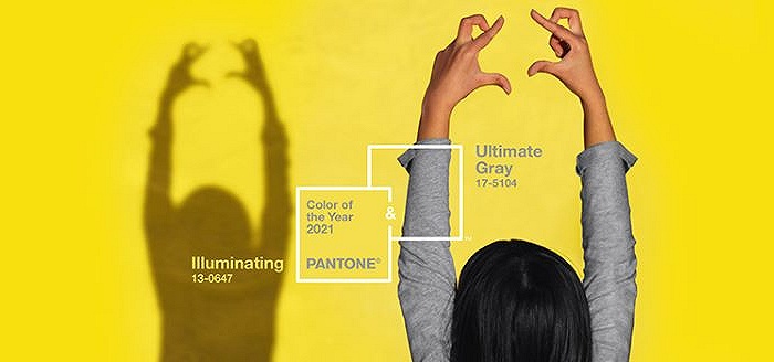 2021年度流行色来了！是“极致灰”和“亮丽黄”！