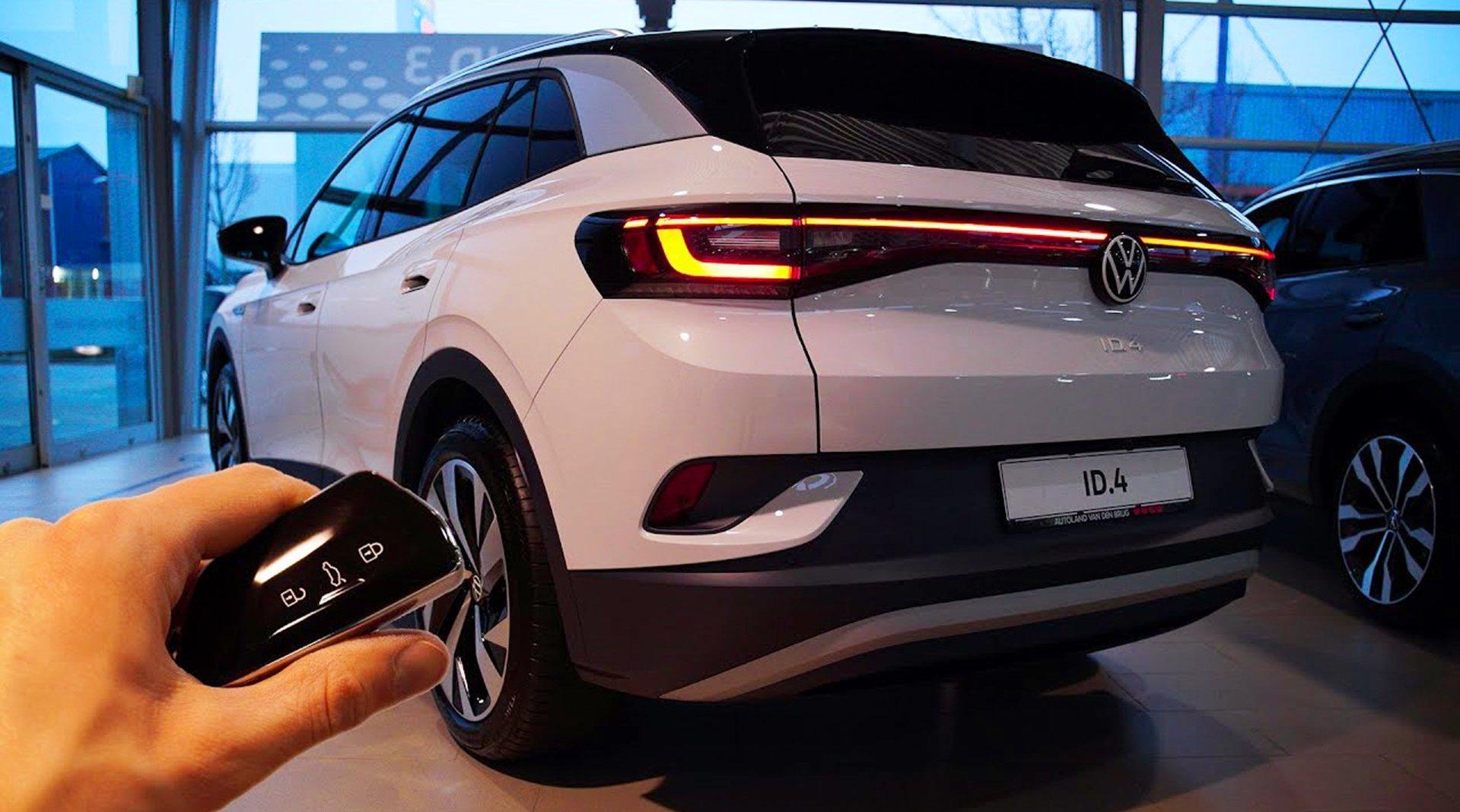 2021款大众ID.4电动SUV，外观充满科技感，近距离高清鉴赏_新浪新闻