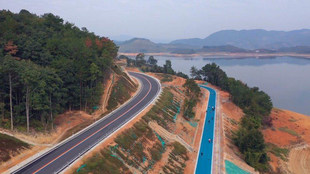 古田县环湖公路今日通车啦!