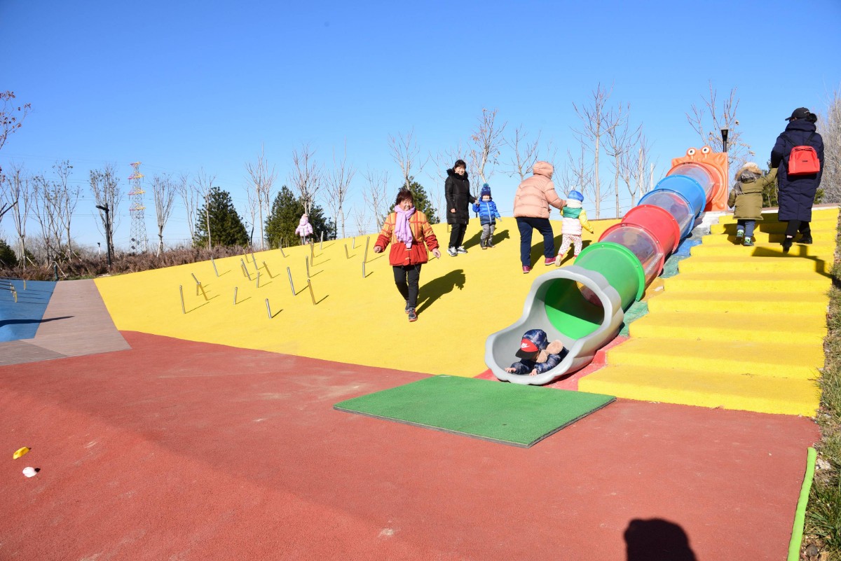 回龙观新添好去处霍营公园北园开园了全园明年中完工