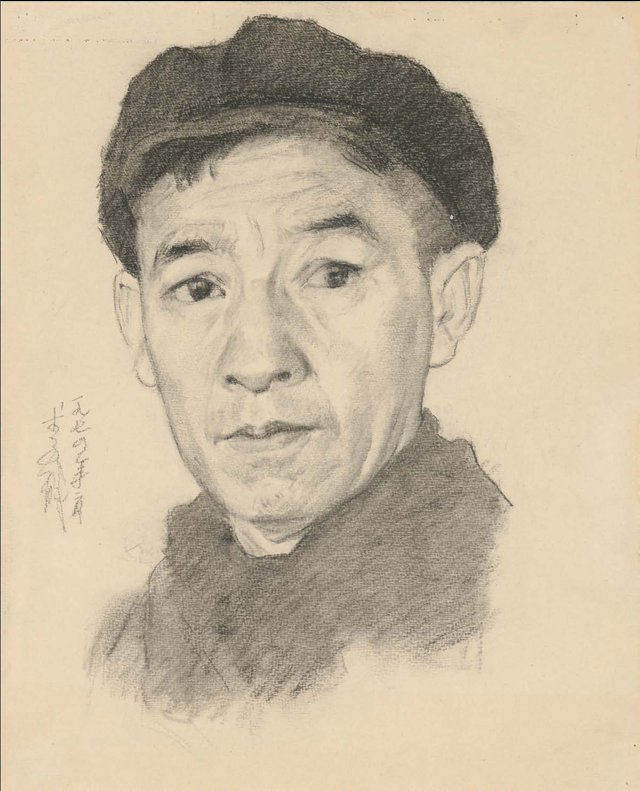 《自画像》李斛李斛中晚期的素描人物作品在表现人物精神状态时已趋