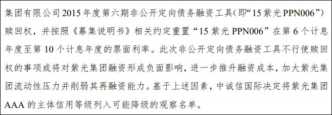 中诚信国际报告截图