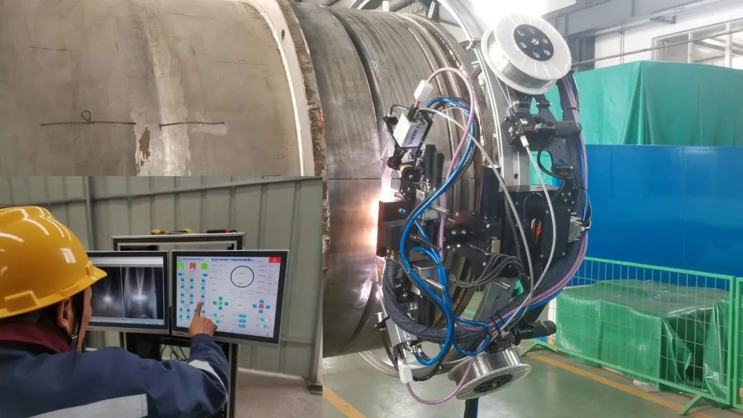突破卡脖子中核集团成功自主研制窄间隙氩弧焊接机器人
