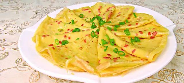 饭菜合一快手早餐葱香鸡蛋软饼