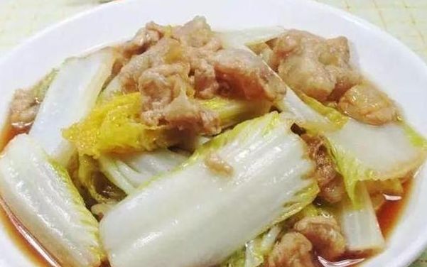 猪油渣炒娃娃菜