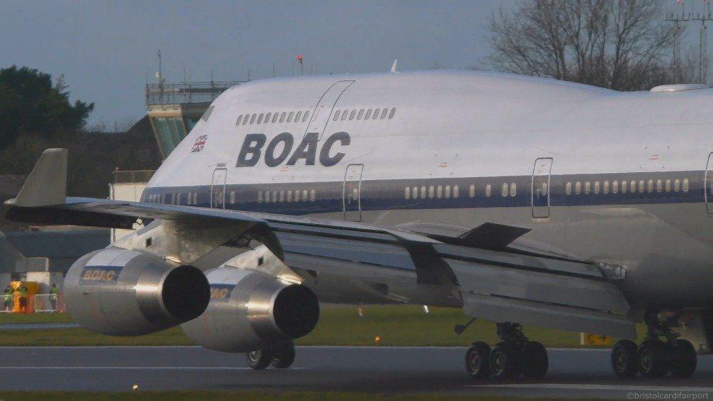 稍早前,英国航空正式退役了其最后一架波音747——身披boac涂装