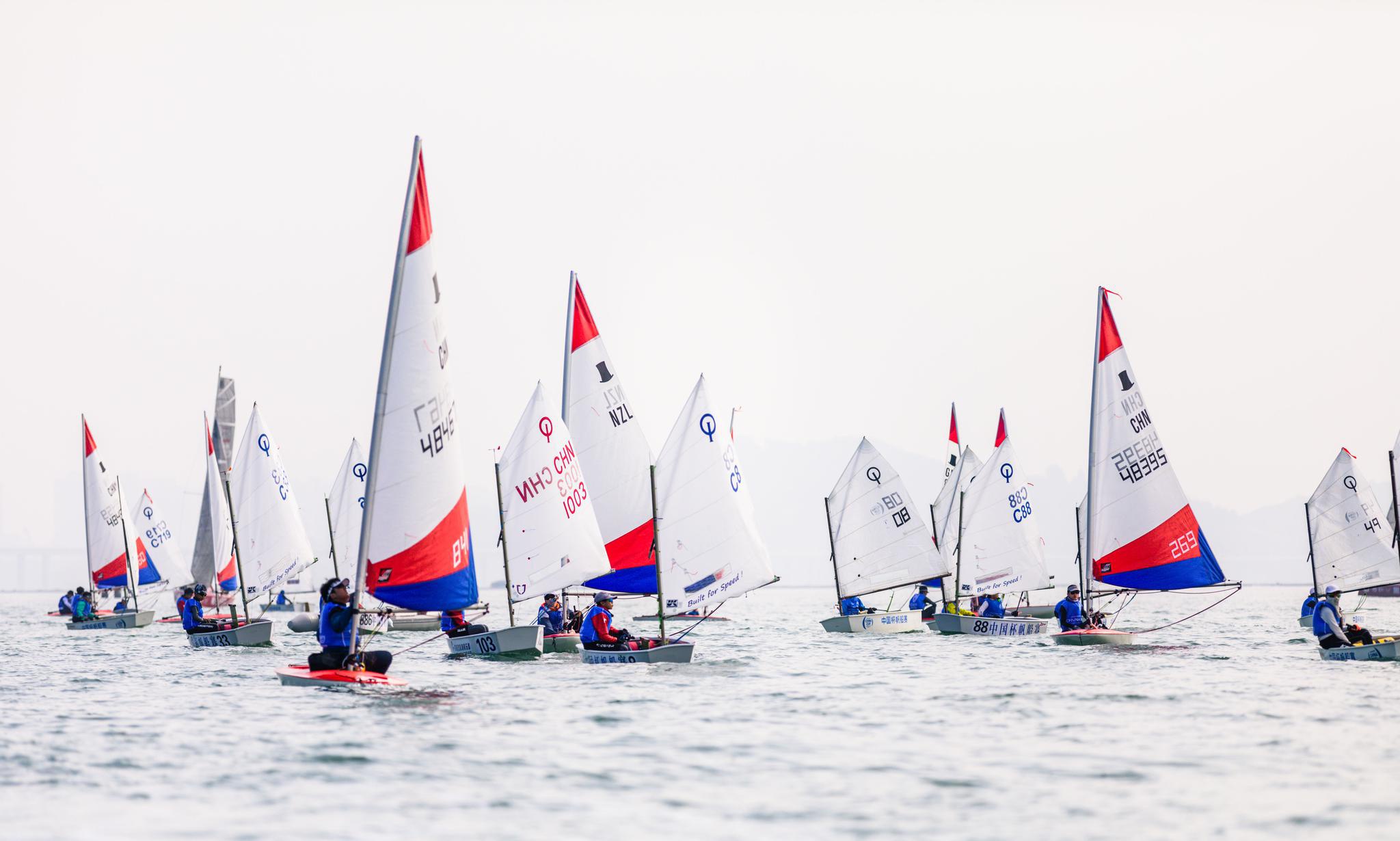 中国杯青少年帆船赛南山开赛深圳湾巡游拉开激战序幕