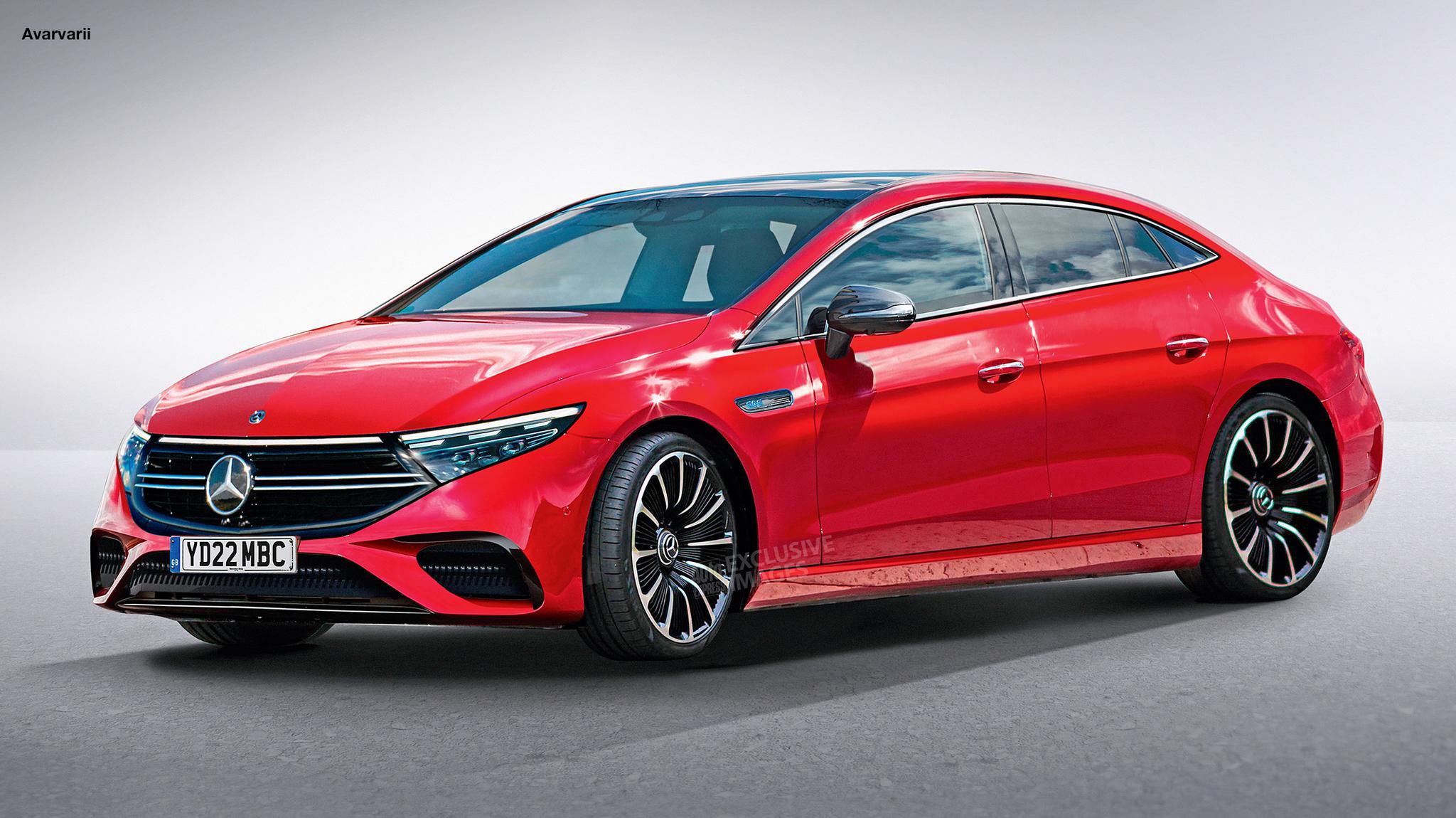 梅赛德斯-奔驰EQE假想图