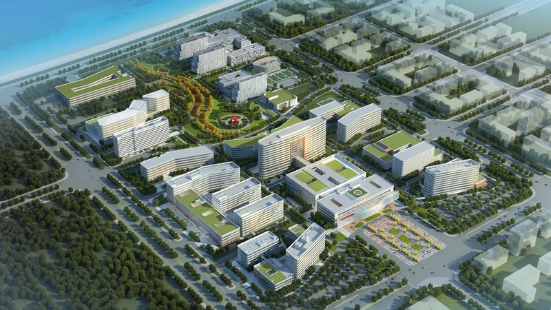 青岛市民健康中心启动招标效果图曝光