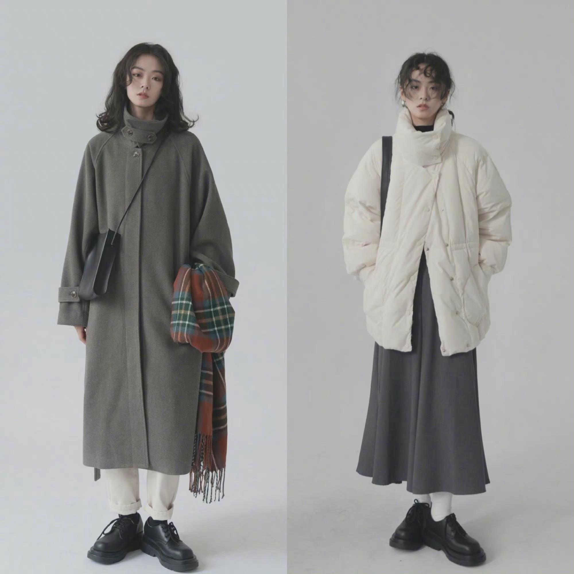 值得参考的韩系欧尼初冬穿搭look合集