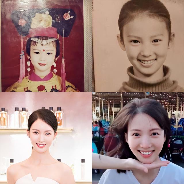 金晨十年前旧照曝光肤白貌美笑容甜美与十岁胡先煦合拍电影
