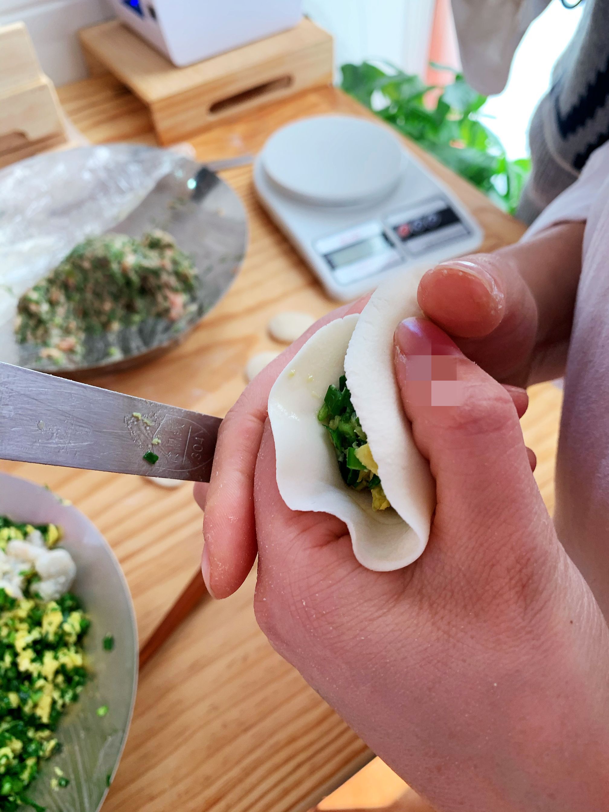 透明厨房干净卫生吃的安心长春市支农大街博众新城8栋御尚禧虾仁水饺