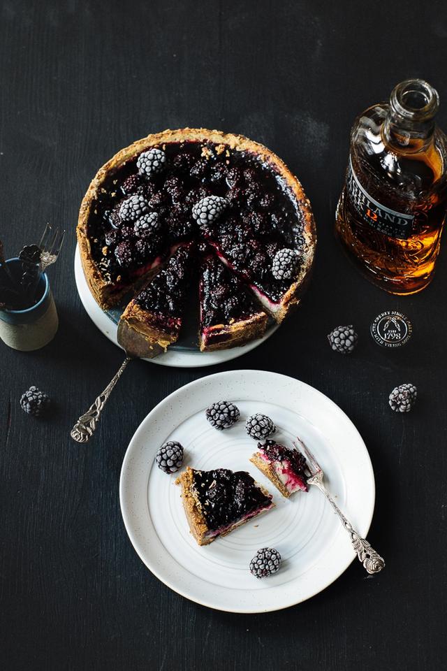 黑莓芝士蛋糕