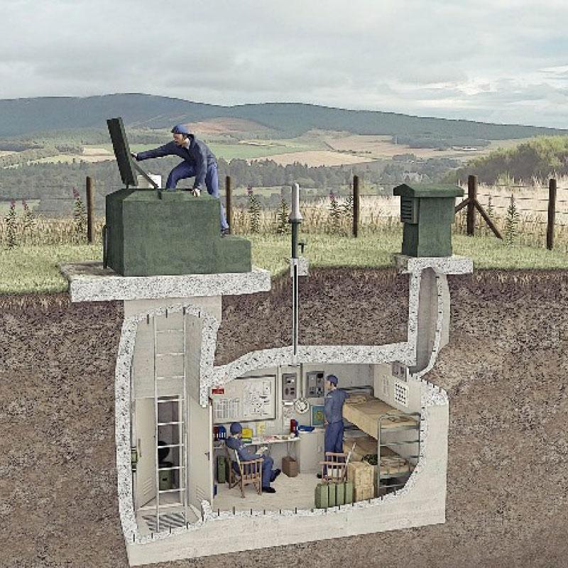 英国一地下军事基地挂牌出售,交通便利地势独特,能眺望法国风光|地堡