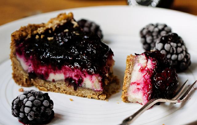 黑莓芝士蛋糕