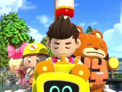 嘟当曼:淘淘曼比赛捣乱,结果自作自受触礁,做玩具就不要太调皮