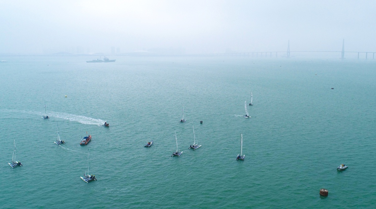 湛江首次承办全国性帆船帆板赛事  2020年全国帆船冠军赛暨全国帆船锦标赛开幕