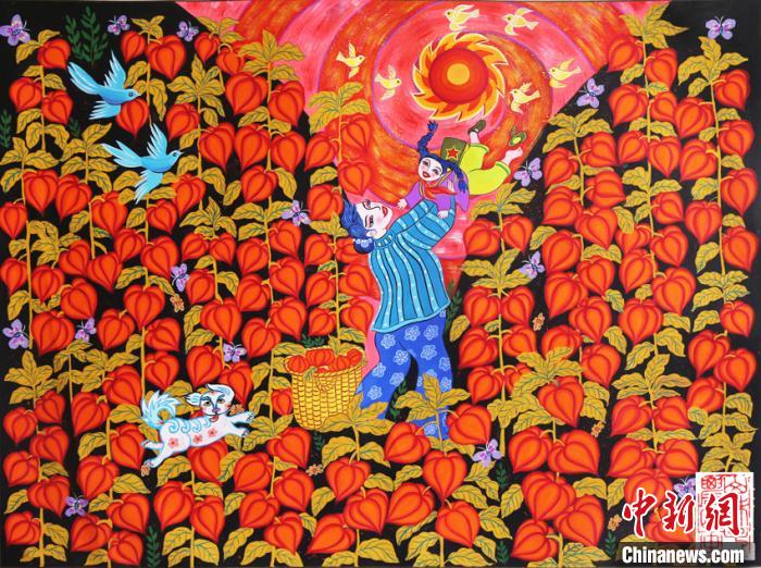 吉林女农民画家的笔下"新生"