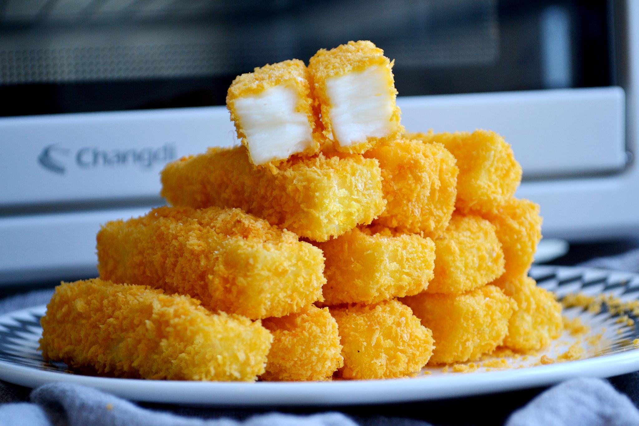 「脆皮炸鲜奶」的做法 配方,外脆里嫩,香甜嫩滑,浓浓的奶香|炸鲜奶|脆