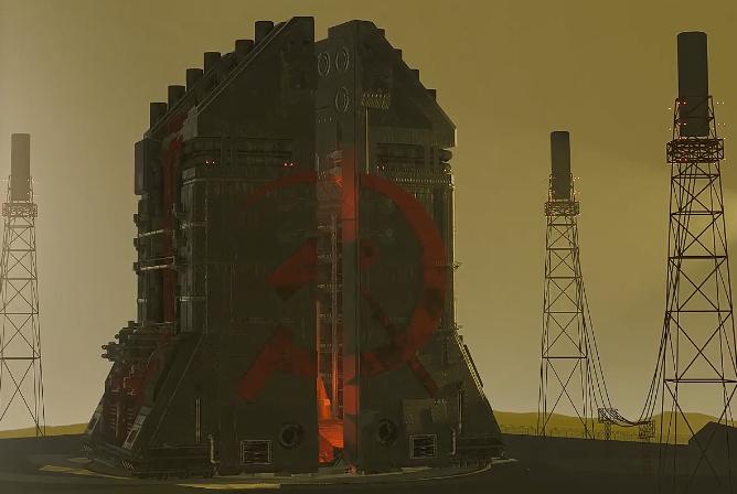 游戏红色警戒2中的苏联核弹发射井