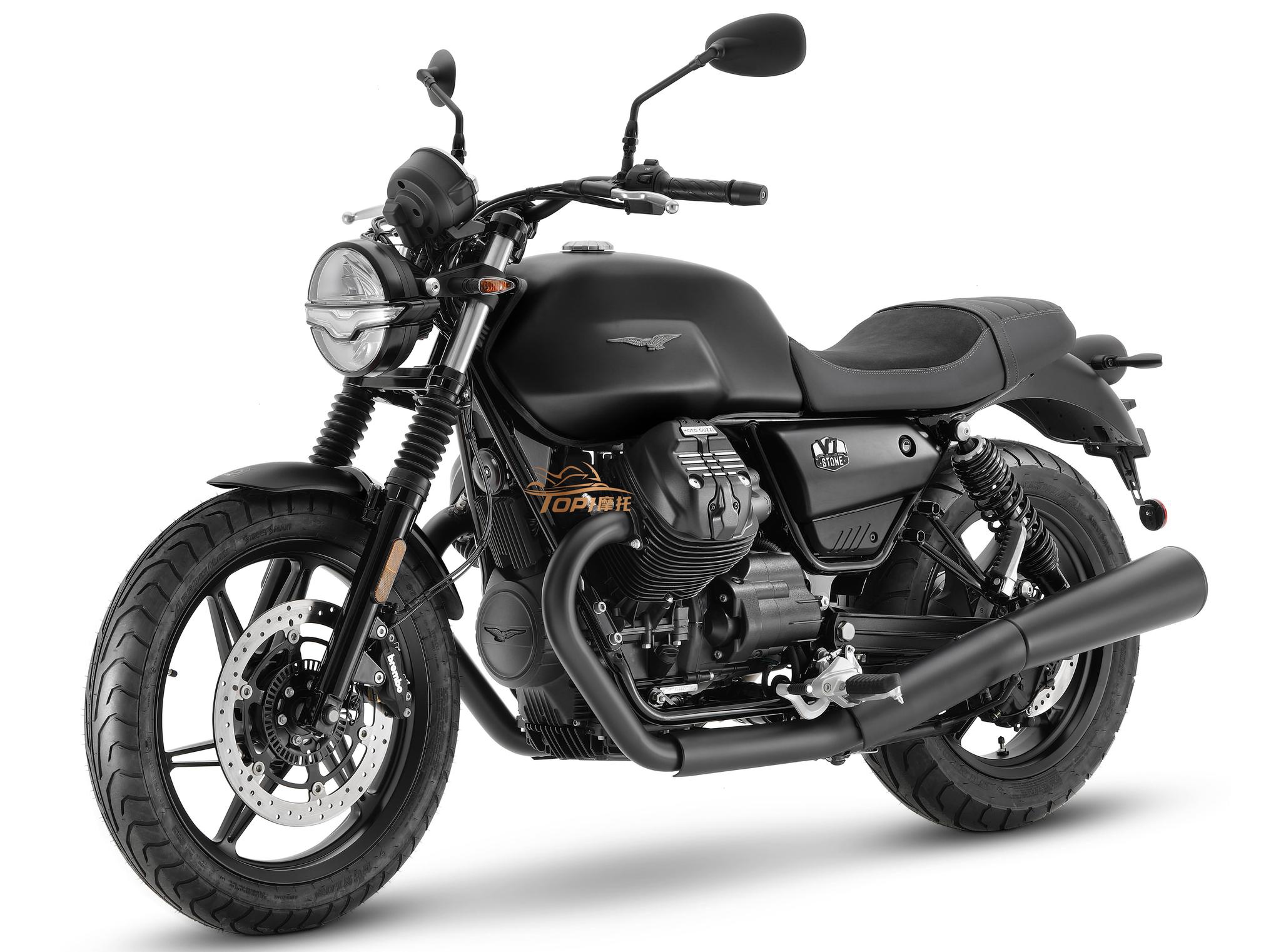 经典轴传动复古motoguzzi发布全新v7排量升级至850