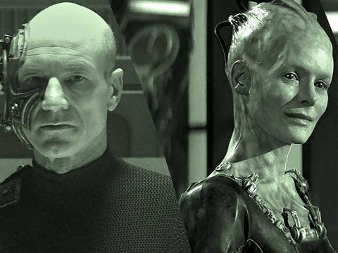 图解:电影《星际旅行:初代》中的博格人形象.