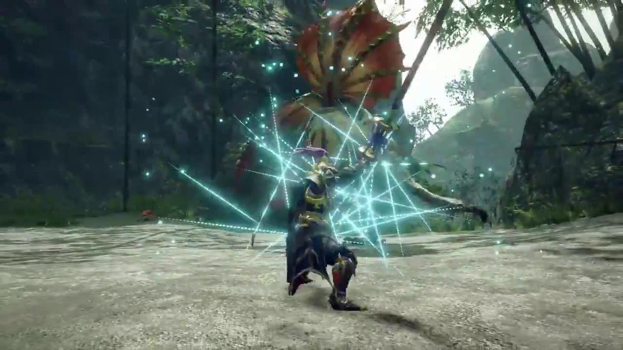 《怪物猎人 rise》放出太刀动作介绍视频.利度超群的武器