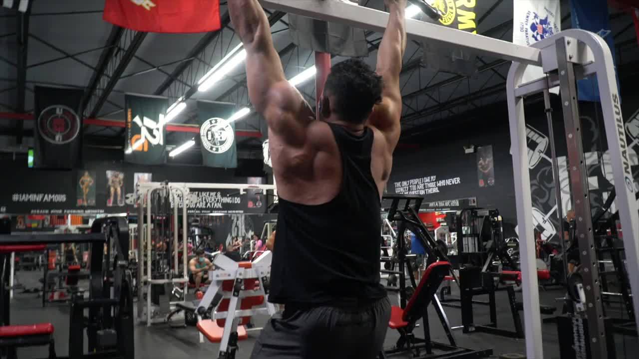 steven cao的奥赛倒计时6天背部训练完全版