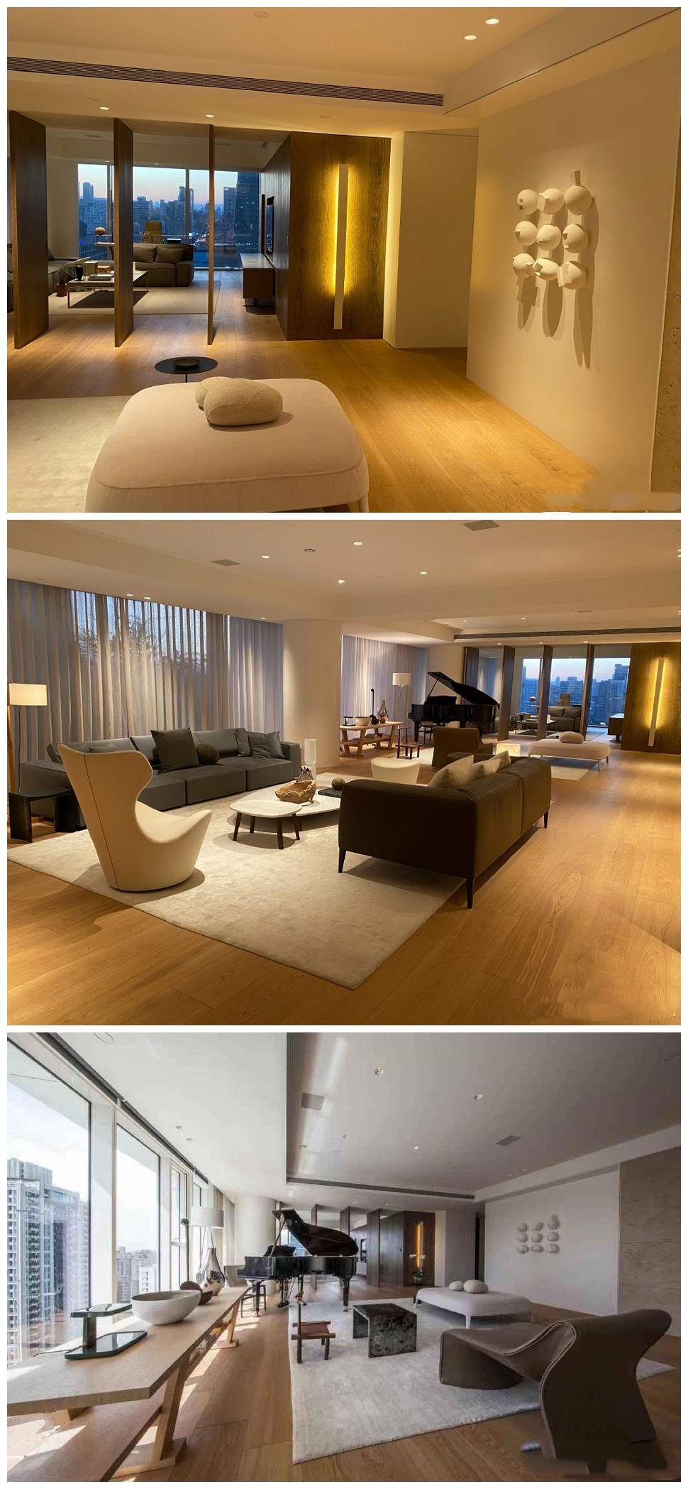 向太给郭碧婷在台北买的豪宅曝光:三客厅相连很气派,游泳池超大