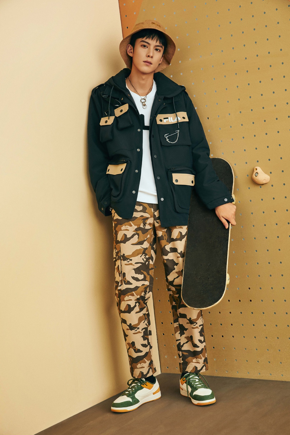 木村光希抢先示范filafusion全新滑板系列