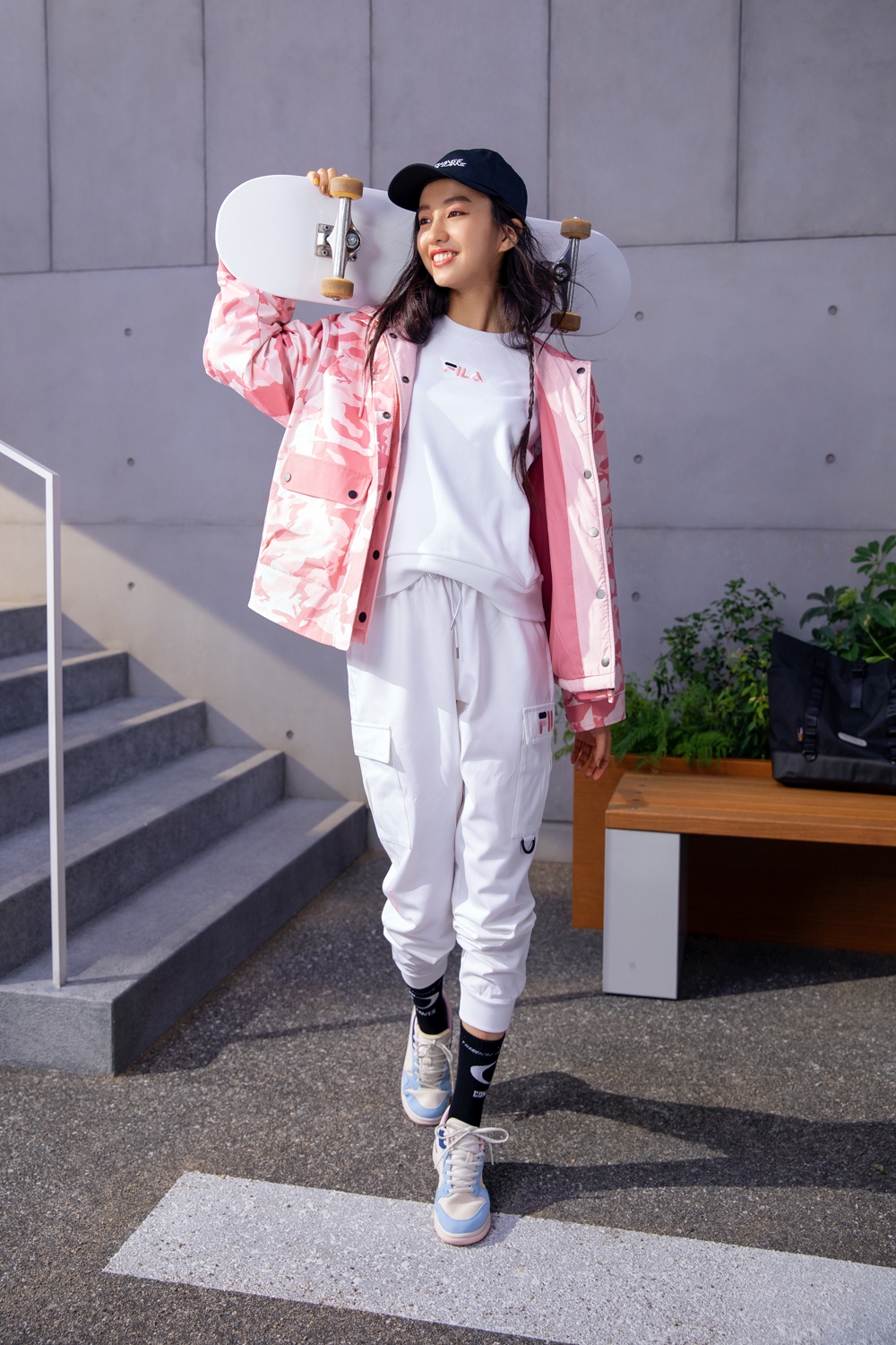 木村光希抢先示范filafusion全新滑板系列