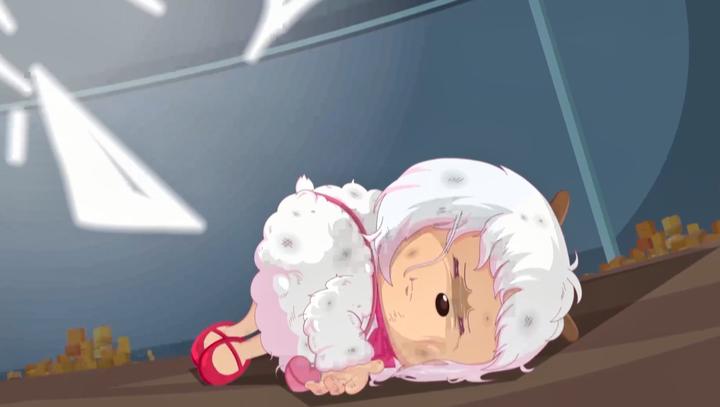 喜羊羊与灰太狼:暖羊羊为了救小黄,自己受了重伤,都起不来了