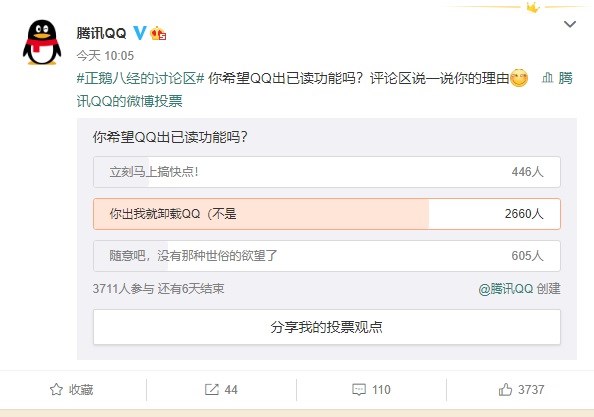 QQ否认或推出已读功能:讨论而已嘛,大家怎么还当真了