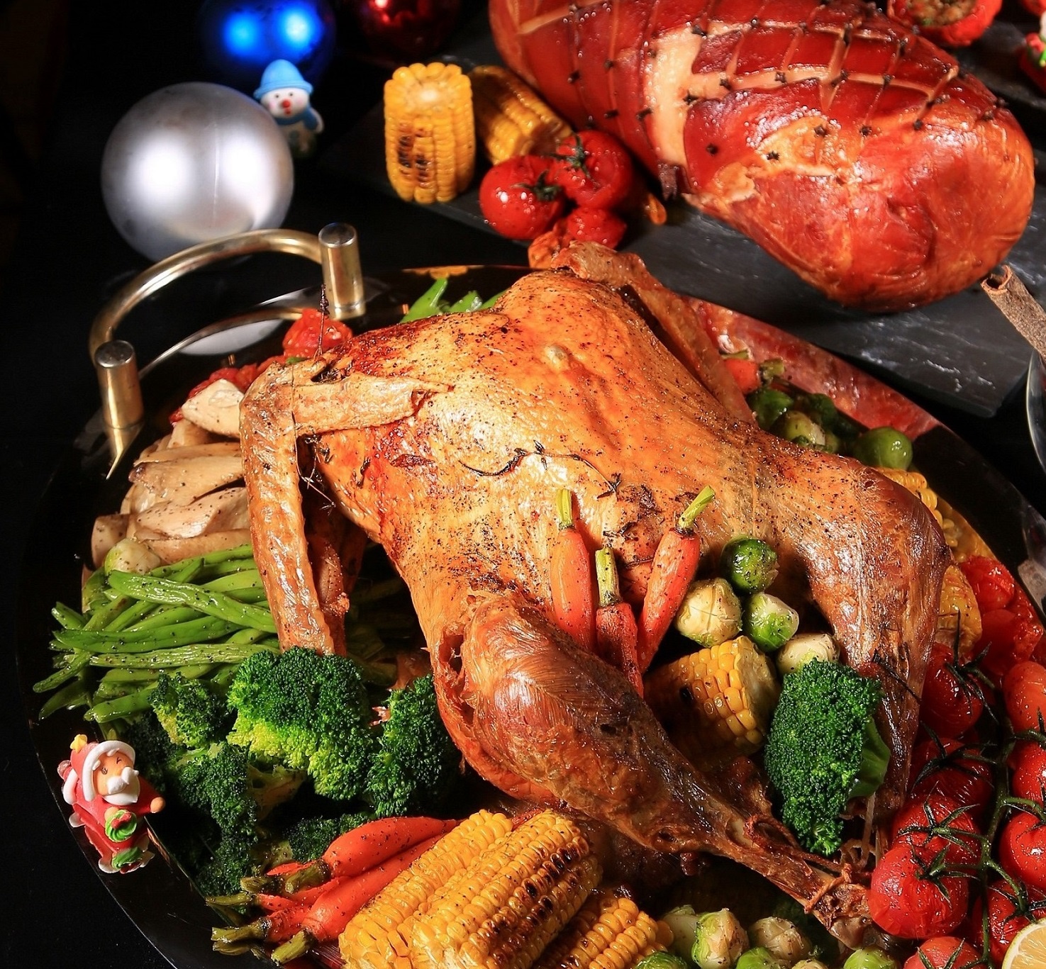 网红艺术酒店福州东湖万豪酒店的星空圣诞夜主题自助餐