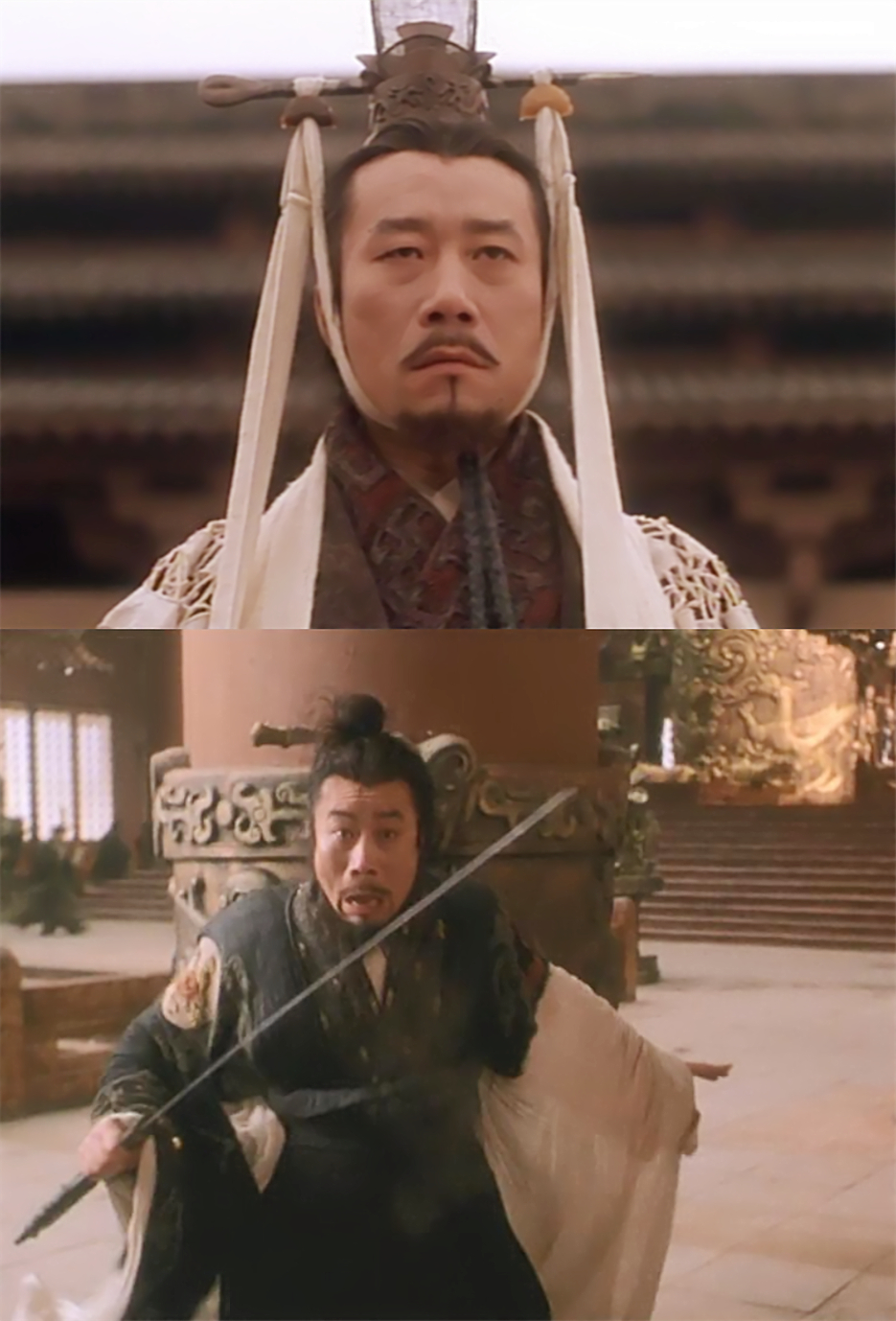 由于那部作品的着墨点与众不同,因此李雪健版始皇帝是歇斯底里,暴虐