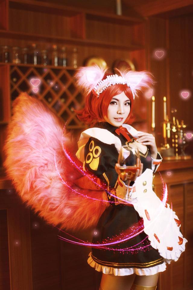 王者荣耀 妲己女仆咖啡cosplay
