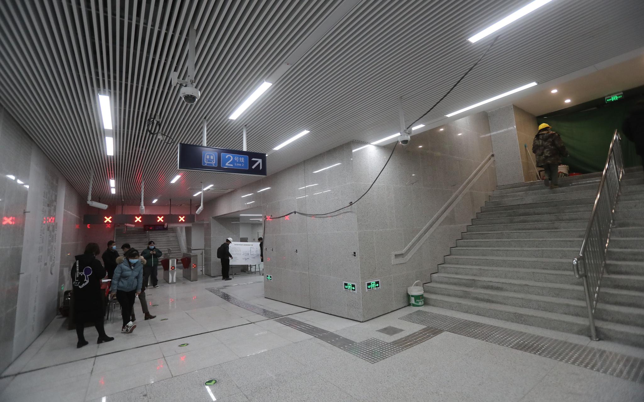 北京宣武门地铁站新换乘通道年底投用换乘能力提高一倍