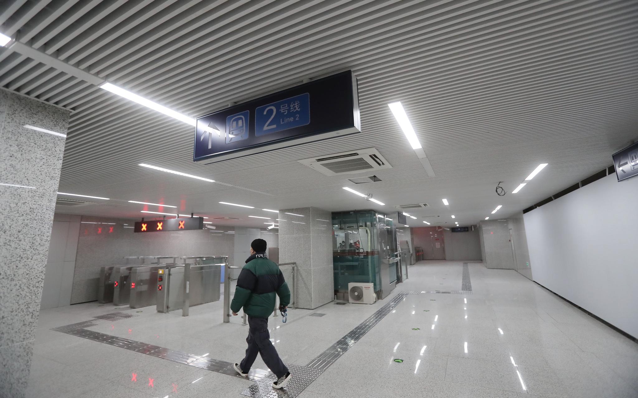 北京宣武门地铁站新换乘通道年底投用换乘能力提高一倍